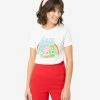 Clothing Care Bears X Unique Vintage Retro Skate Crew Fitted Tee