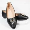 Unique Vintage Black Spider Evie Flats