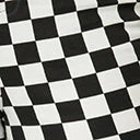 Smak Parlour Black & White Checkered Smarty Pants Capri