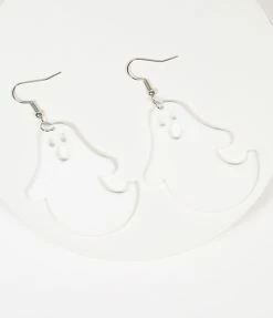 Mavin Design Co Jewelry White Ghosts Drop Earrings