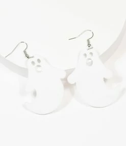 Mavin Design Co Jewelry White Ghosts Drop Earrings