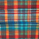 Swimwear Unique Vintage Madras Plaid Monroe Halter Swim Top