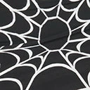 Unique Vintage Spiderweb Print Moonlight Swim Top Swimwear