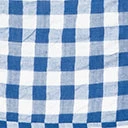 Smak Parlour Blue & White Gingham Face Mask Sale