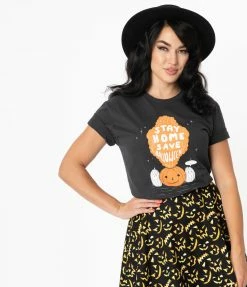 Unique Vintage Save Halloween Unisex Tee Sale