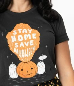 Unique Vintage Save Halloween Unisex Tee Sale