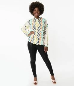 See And Be Seen Black Snake Skin Leggings