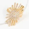 Jamie Rocks & Co Jewelry Gold & Silver Rhinestone Starburst Adjustable Ring