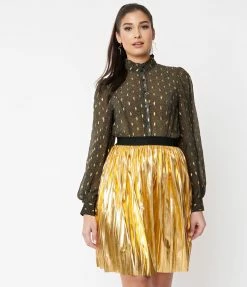 Sale Smak Parlour Emerald Leopard Resident Artist Blouse