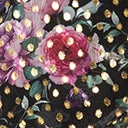 Smak Parlour Pink Floral & Gold Dot Wild Thing Wrap Flare Skirt