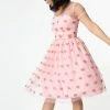 Sale Magnolia Place Light Pink & Sparkling Hearts Dorothy Swing Dress