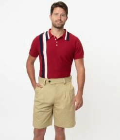 Sale Collectif Khaki Simon Mens Shorts