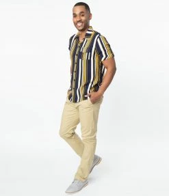 Sale Collectif Khaki Chino Andy Mens Pants