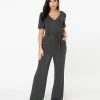Sale Unique Vintage Silver Sparkle Heddy Jumpsuit