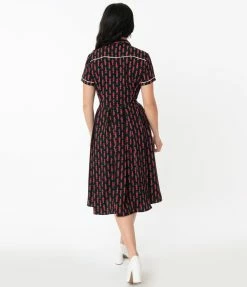 Sale Unique Vintage Royal Guard Print Springfield Swing Dress