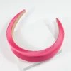 East Egg Hair Accessories Hot Pink Satin Plush Headband