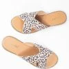 Ccocci Cheetah Print Criss Cross Sandals Flats