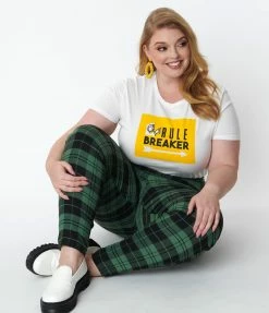 Fan Flair Hasbro Gaming X Unique Vintage Rule Breaker Womens Graphic Tee