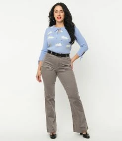 Sale Unique Vintage Grey Corduroy Tyler Pants