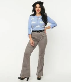 Sale Unique Vintage Grey Corduroy Tyler Pants