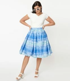 Back To The Future X Unique Vintage Time Circuits Swing Skirt