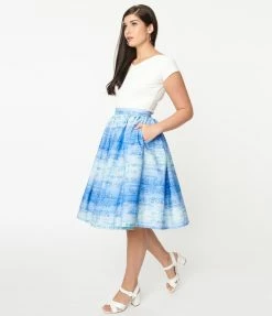 Back To The Future X Unique Vintage Time Circuits Swing Skirt