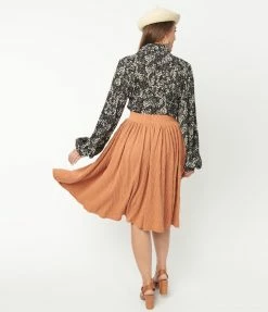 Unique Vintage Cinnamon Maya Sweater Skirt