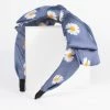 East Egg Blue Daisy Bow Headband Sale