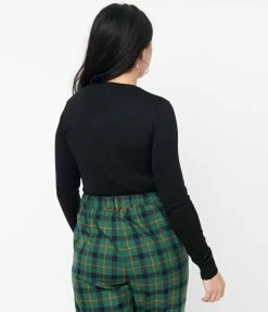 Lifestyle Group (UK) Ltd Black Embroidered Poison RIP Cardigan Sale