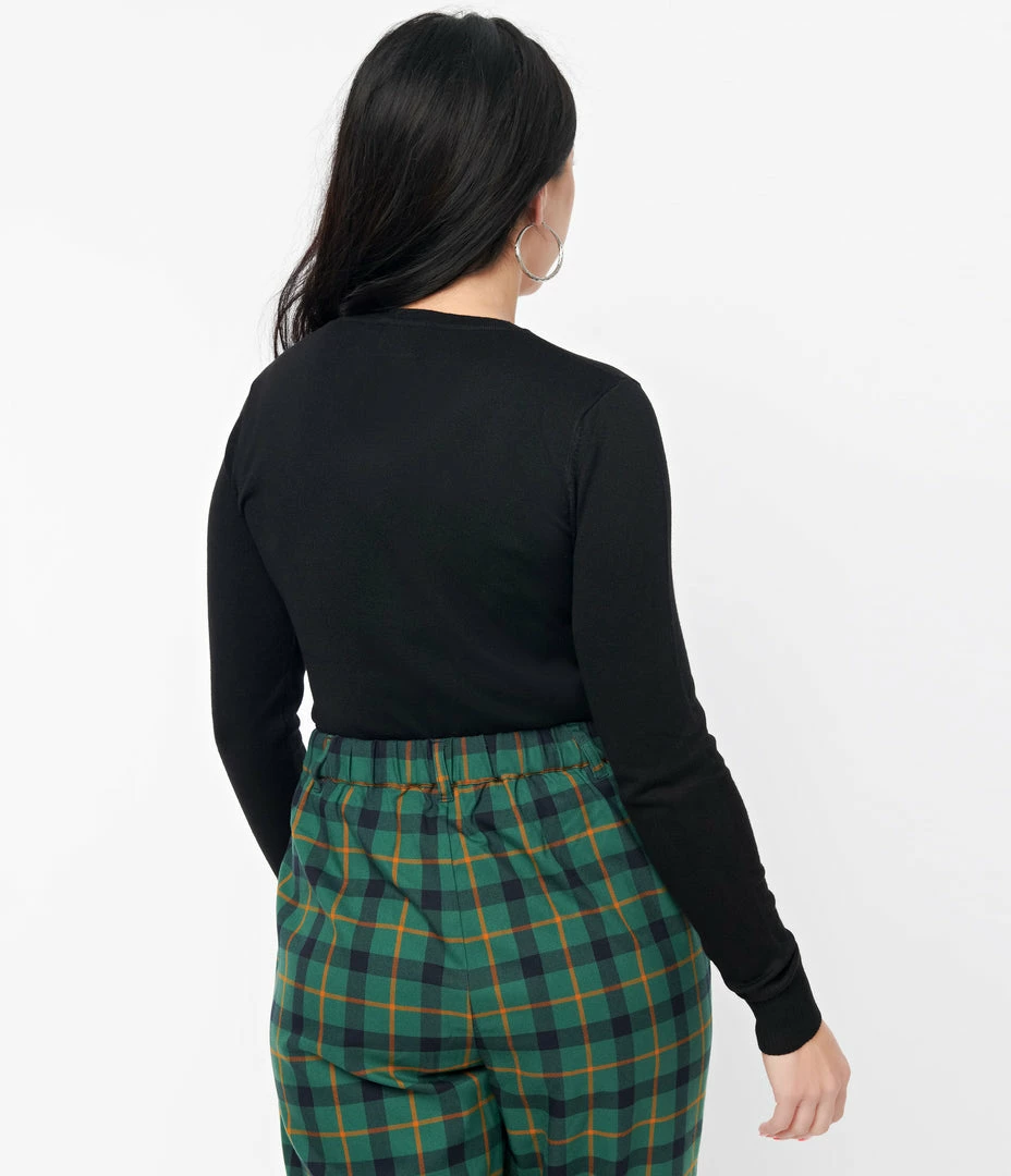 Lifestyle Group (UK) Ltd Black Embroidered Poison RIP Cardigan Sale