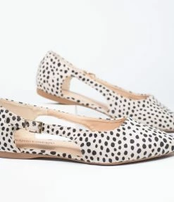 Unique Vintage Cheetah Print Suede Flats