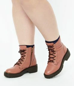 Demfon International (Chelsea Crew) Chelsea Crew Mauve Leather Spencer Boot