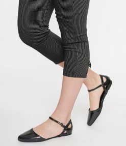 Unique Vintage Brand Unique Vintage Black Glitter Libby Flats