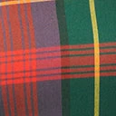 Collectif Green & Purple Plaid Wiggle Dress