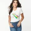 Sale Collectif Rainbow Slide Womens Graphic Tee