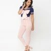 Sale Unique Vintage Light Pink High Waist Melody Pants