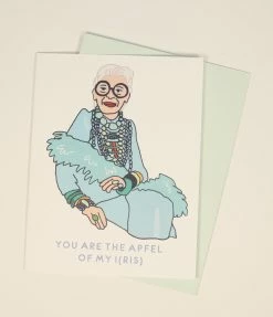 Ilootpaperie Sale Apfel Of My Iris Greeting Card