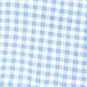No Less Than Sale Retro Style Blue & White Gingham Crop Top