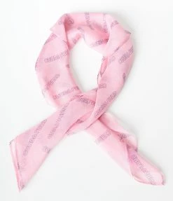 Hasbro Gaming X Unique Vintage Pink Candyland Print Hair Scarf Hair Accessories