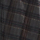 Unique Vintage Blue Plaid Velvet Vivien Swing Skirt Sale