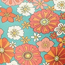 Smak Parlour Plus Size Turquoise & Pink Floral Feelin Groovy Crop Top