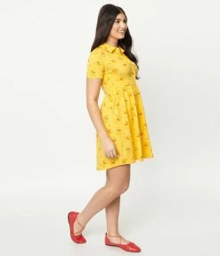 Cakeworthy Winnie The Pooh Flare Dress Fan Flair