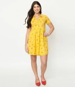 Cakeworthy Winnie The Pooh Flare Dress Fan Flair