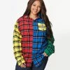 Cakeworthy Plus Size Hogwarts Color Block Flannel