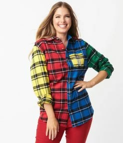 Cakeworthy Hogwarts Color Block Flannel