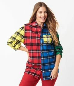 Cakeworthy Hogwarts Color Block Flannel