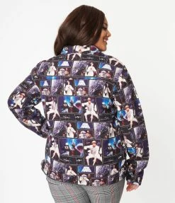 Cakeworthy Plus Size Star Wars All Over Print Denim Jacket
