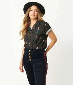 Cakeworthy Harry Potter Students Button Up Unisex Top Fan Flair