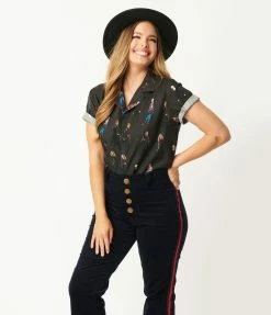 Cakeworthy Harry Potter Students Button Up Unisex Top Fan Flair