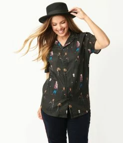 Cakeworthy Harry Potter Students Button Up Unisex Top Fan Flair